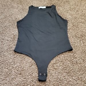 NWOT Reoria L Black Bodysuit